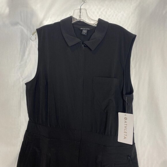 Athleta Women's Brooklyn Heights Wide Leg Jumpsuit – Size 16 – Black - Picture 12 of 13